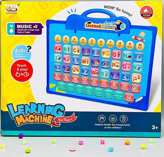 2 in 1 Learning Machine with White Board for Kids Early Education  ( Double Sided )