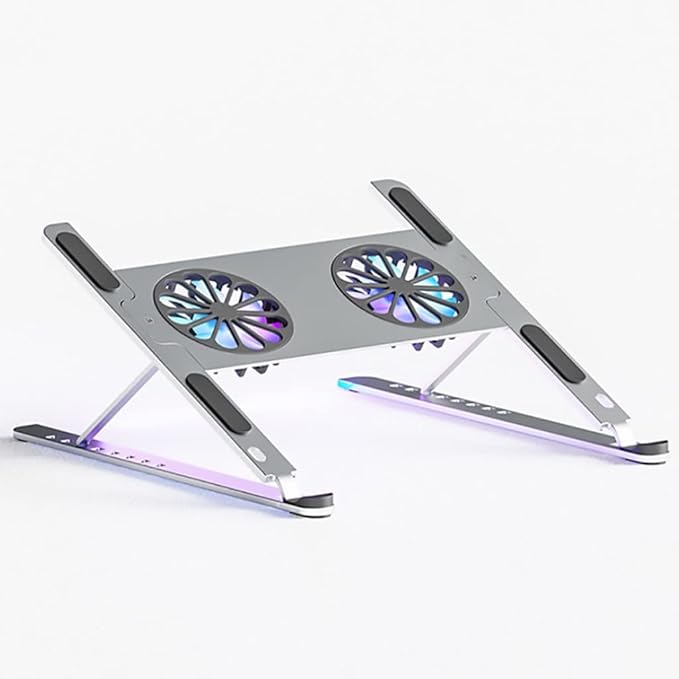 aluminium alloy laptop cooling pad adjustable notebook stand