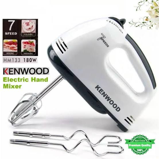 Kenwood 2in1 Electric HandMixer Beater 7 Speed Modes