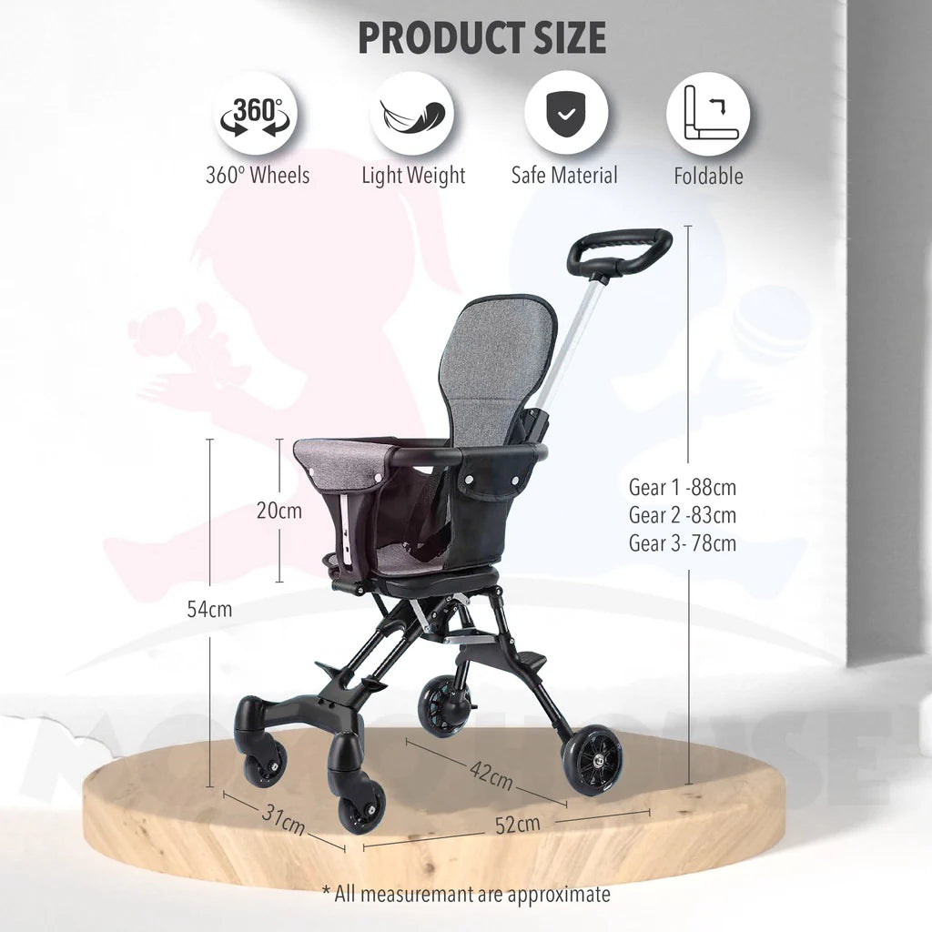 magical foldable baby stroller