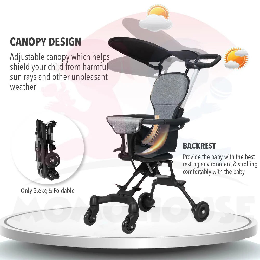 magical foldable baby stroller