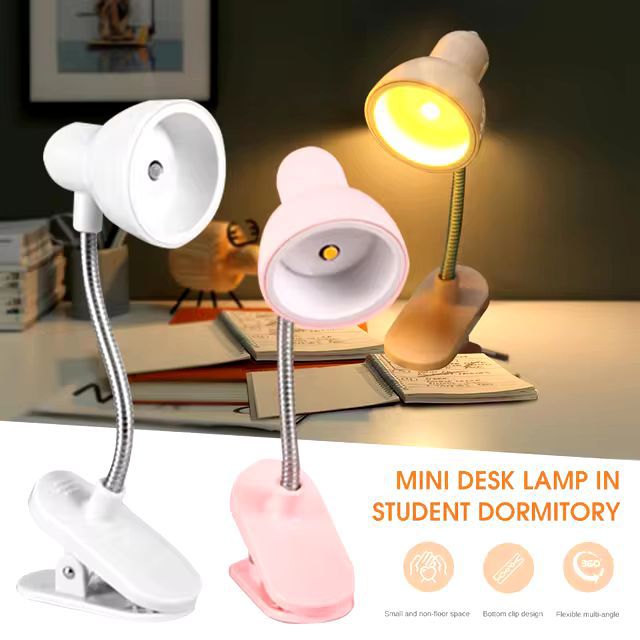 Mini Cute Fancy Book Clip Lamp for home and group study