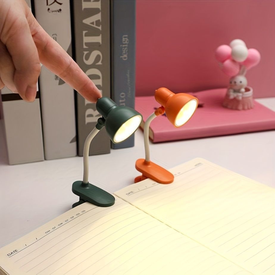 Mini Cute Fancy Book Clip Lamp for home and group study