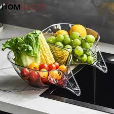 Multipurpose Crystal Unbreakable Drainage Kitchen Basket