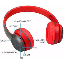 P 47 Wireless Headphone in good quality for men,s and women,s