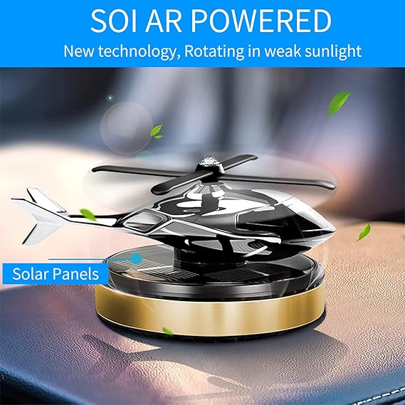 Solar Car Dashboard Helicopter for air fragrance