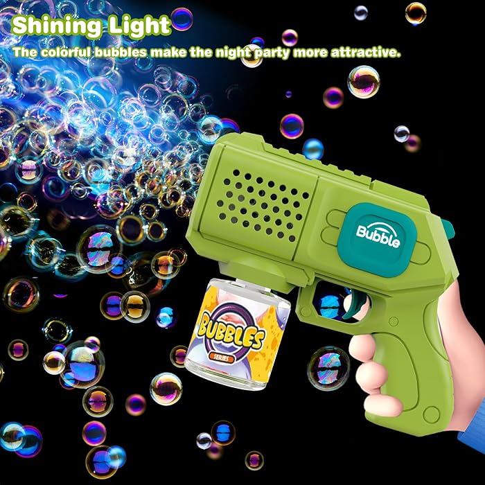 The Bubble Machine - Bubble Gun Toy •Battery (Cell) Operated