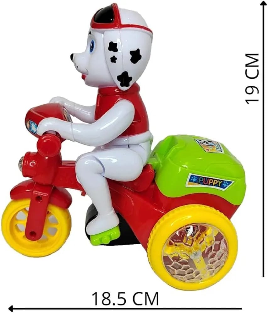 Tricycle Motorcycle Vehicle Toy for Kids|Boys|Girls with Light & Music and Bump & go Action