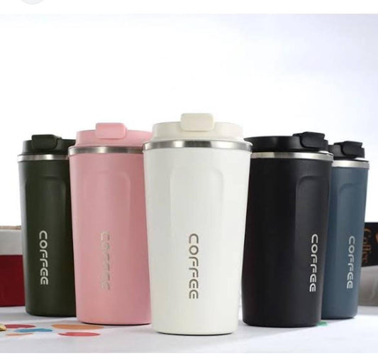 Stainless Steel Coffee Mug With Smart LED Tempreture  Double Walled Travel Thermo Coffee Mug Water Bottle Big Size 510ml