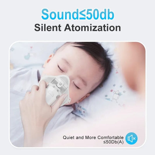 Medical Handheld Portable Nebulizer Inhalator Adult Kids Mini Silent Steam Nasal Humidifier Inhaler To's Nebulizer Asthma