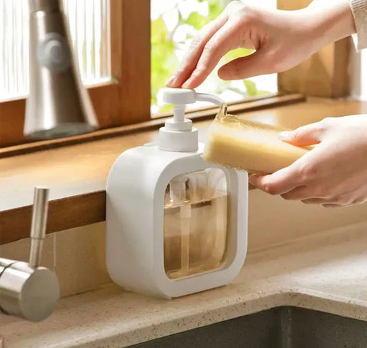 New Transparent Square Shape Liquid Soap Dispenser