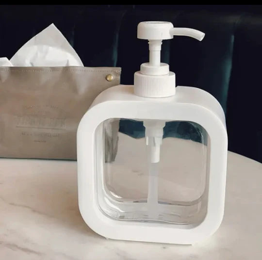 New Transparent Square Shape Liquid Soap Dispenser